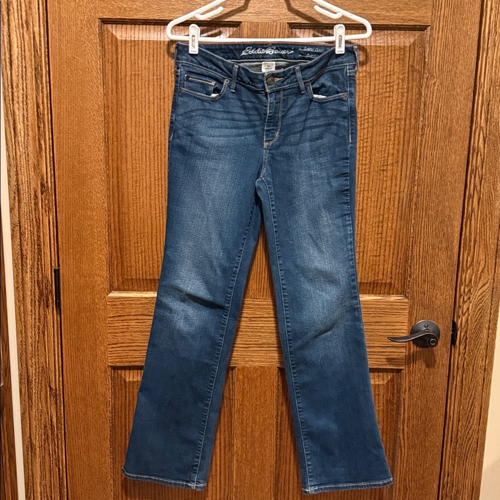 Eddie Bauer Medium Wash Blue Denim Jeans 4
